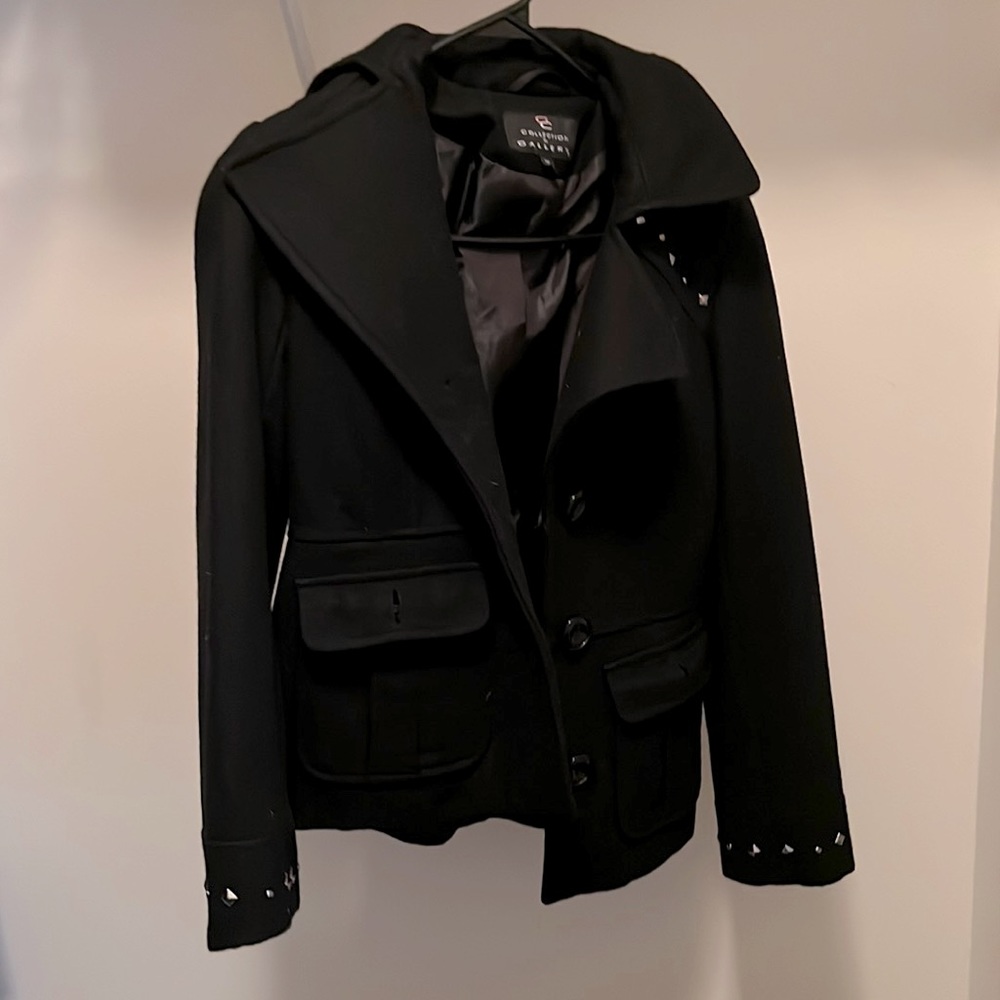 Black pea coat